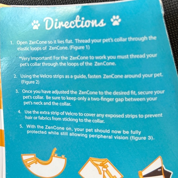 Soft Dog Cone Zen Recovery Cone with clear pannels NWT - Picture 2 of 3